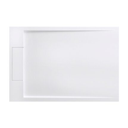 RECEPTACULO DUCHA MINERAL CUARZO HAUSAR<br>GMA 80x120 MATTE WHITE