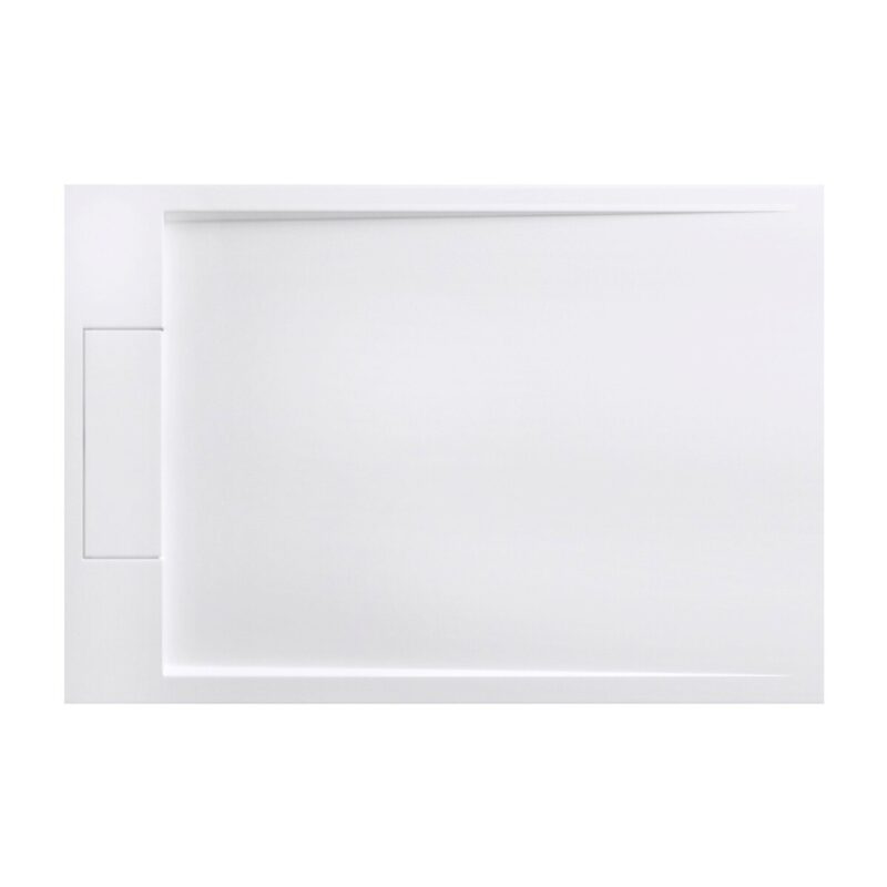 Receptaculo Ducha Mineral Cuarzo Hausar Gma 04 80X120X40 Matte White