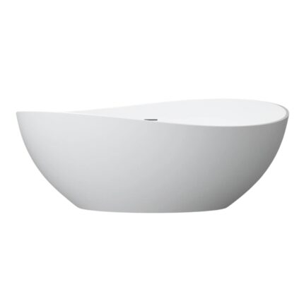 BAÑERA EXENTA MINERAL CUARZO HAUSAR<br>VICENZA 911 MATTE WHITE