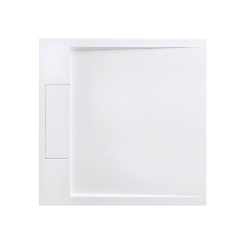 Receptaculo Ducha Mineral Cuarzo Hausar Gma 04 90X90X35 Matte White