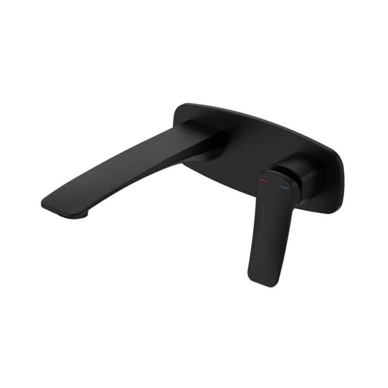 Grifería De Pared Hausar Aura Matte Black