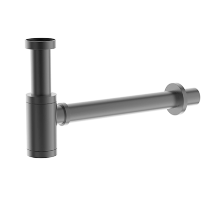 SIFÓN DE LAVATORIO HAUSAR GUN METAL