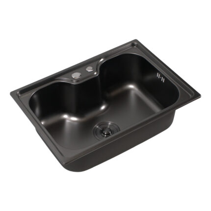 BACHA COCINA ACERO INOXIDABLE 201 ELECTROPLATE HAUSAR BIX-6042-BP-C